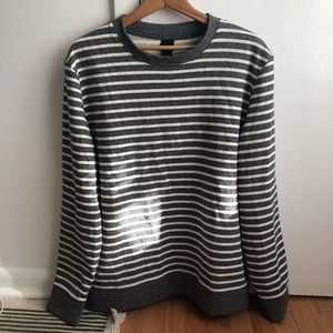 🦆H&M Grey Striped Sweater
